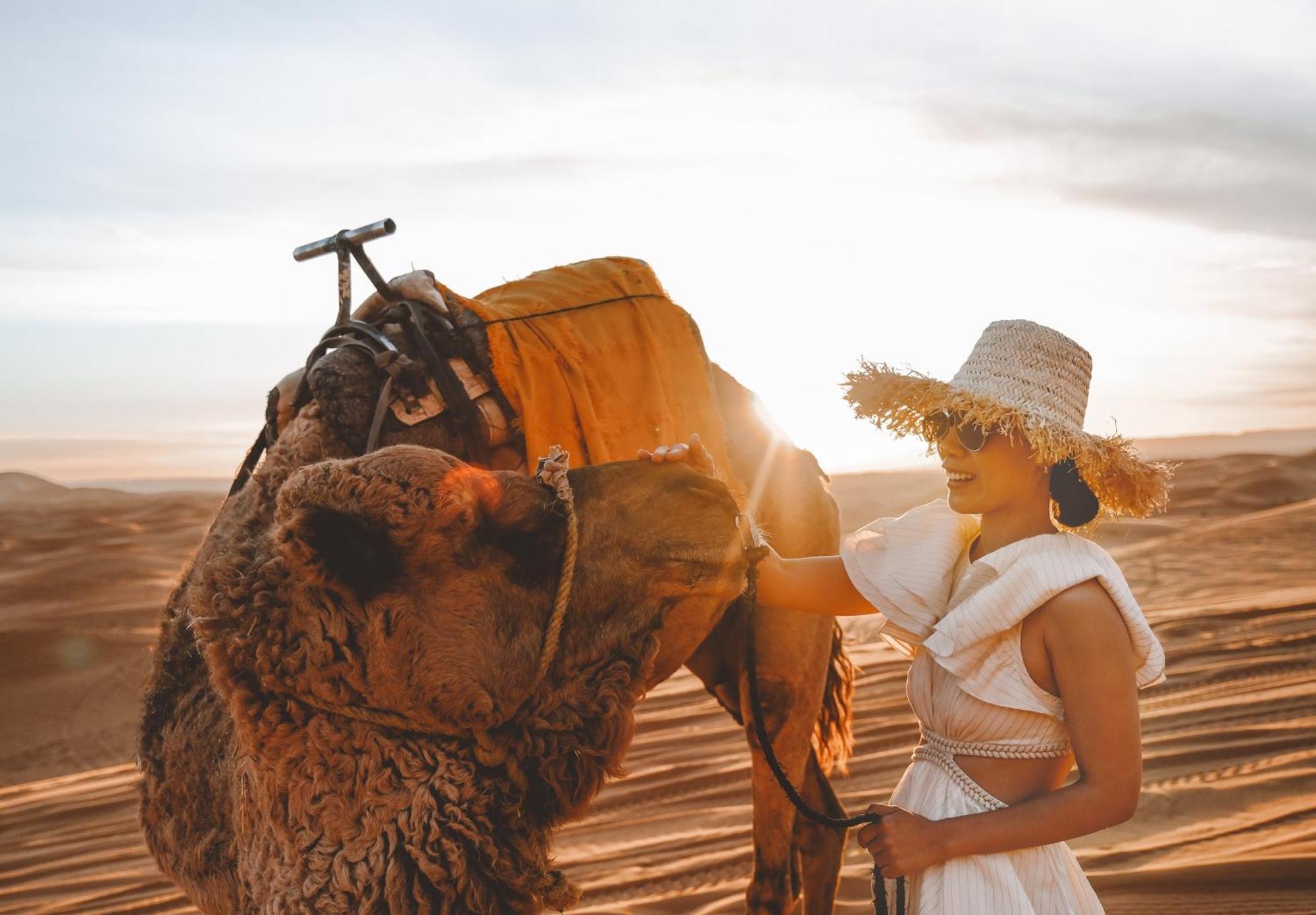 فندق Sahara Dream Luxury Camp مرزوكة المظهر الخارجي الصورة
